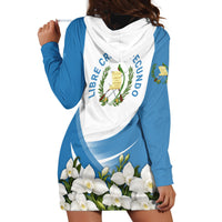 Guatemala Hoodie Dress Quetzal Mayan Ruins Orchid Flag