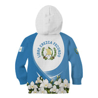 Guatemala Kid Hoodie Quetzal Mayan Ruins Orchid Flag