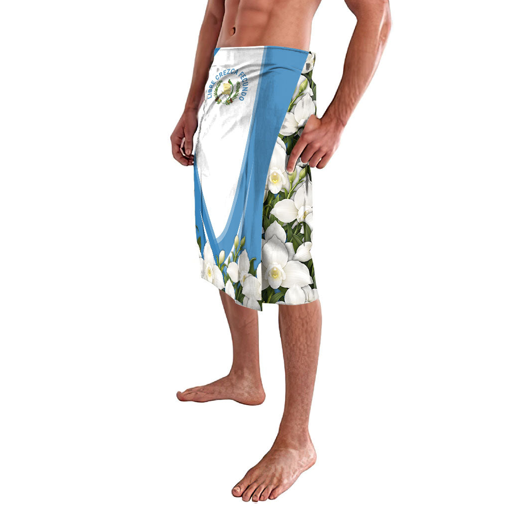 Guatemala Lavalava Quetzal Mayan Ruins Orchid Flag