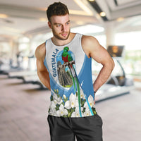 Guatemala Men Tank Top Quetzal Mayan Ruins Orchid Flag