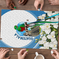 Guatemala Puzzle Quetzal Mayan Ruins Orchid Flag