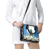 Guatemala Shoulder Handbag Quetzal Mayan Ruins Orchid Flag