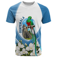 Guatemala T Shirt Quetzal Mayan Ruins Orchid Flag