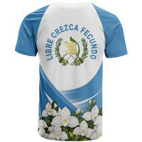 Guatemala T Shirt Quetzal Mayan Ruins Orchid Flag