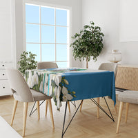 Guatemala Tablecloth Quetzal Mayan Ruins Orchid Flag
