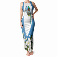Guatemala Tank Maxi Dress Quetzal Mayan Ruins Orchid Flag