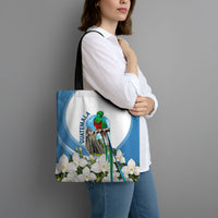 Guatemala Tote Bag Quetzal Mayan Ruins Orchid Flag
