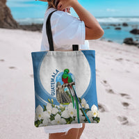 Guatemala Tote Bag Quetzal Mayan Ruins Orchid Flag