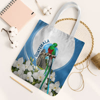 Guatemala Tote Bag Quetzal Mayan Ruins Orchid Flag