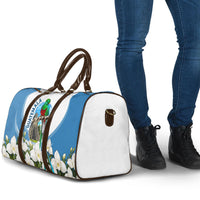 Guatemala Travel Bag Quetzal Mayan Ruins Orchid Flag
