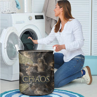 Greek God Of Chaos Laundry Basket Cosmic Nebula Classical Art Greek Key Pattern