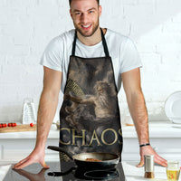 Greek God Of Chaos Apron Cosmic Nebula Classical Art Greek Key Pattern