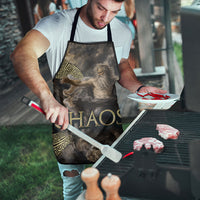 Greek God Of Chaos Apron Cosmic Nebula Classical Art Greek Key Pattern