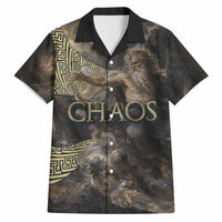 Greek God Of Chaos Hawaiian Shirt Cosmic Nebula Classical Art Greek Key Pattern