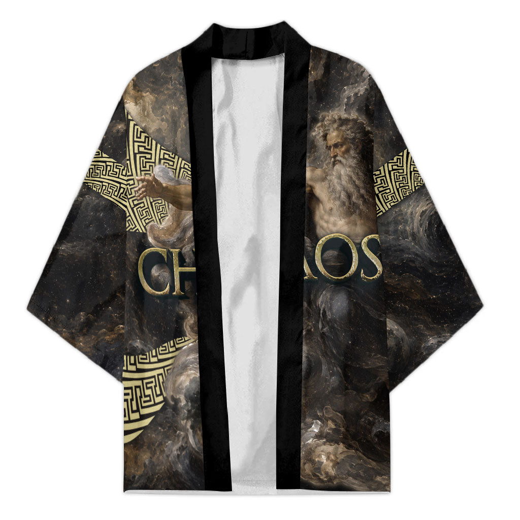 Greek God Of Chaos Kimono Cosmic Nebula Classical Art Greek Key Pattern