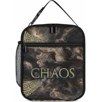 Greek God Of Chaos Lunch Bag Cosmic Nebula Classical Art Greek Key Pattern