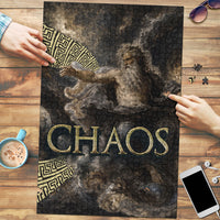 Greek God Of Chaos Puzzle Cosmic Nebula Classical Art Greek Key Pattern