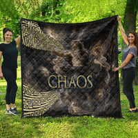 Greek God Of Chaos Quilt Cosmic Nebula Classical Art Greek Key Pattern