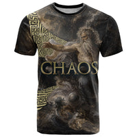 Greek God Of Chaos T Shirt Cosmic Nebula Classical Art Greek Key Pattern