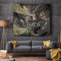Greek God Of Chaos Tapestry Cosmic Nebula Classical Art Greek Key Pattern