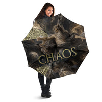 Greek God Of Chaos Umbrella Cosmic Nebula Classical Art Greek Key Pattern