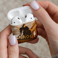 Greek Mythology Chaos AirPods Case Ancient Temple Ruins Classical Art Greek Key Pattern
