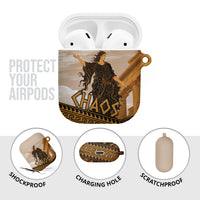 Greek Mythology Chaos AirPods Case Ancient Temple Ruins Classical Art Greek Key Pattern