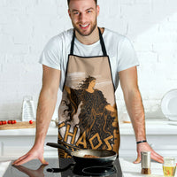 Greek Mythology Chaos Apron Ancient Temple Ruins Classical Art Greek Key Pattern