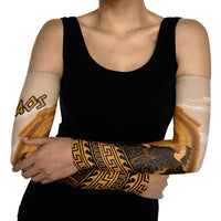 Greek Mythology Chaos Arm Sleeves Ancient Temple Ruins Classical Art Greek Key Pattern