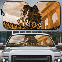Greek Mythology Chaos Auto Sun Shade Ancient Temple Ruins Classical Art Greek Key Pattern