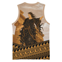 Greek Mythology Chaos Basketball Jersey Ancient Temple Ruins Classical Art Greek Key Pattern