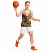 Greek Mythology Chaos Basketball Jersey Ancient Temple Ruins Classical Art Greek Key Pattern