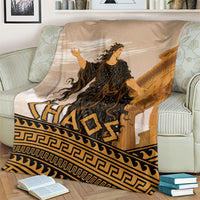 Greek Mythology Chaos Blanket Ancient Temple Ruins Classical Art Greek Key Pattern
