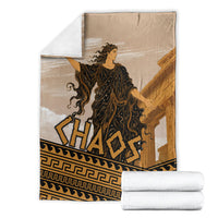 Greek Mythology Chaos Blanket Ancient Temple Ruins Classical Art Greek Key Pattern