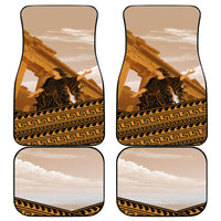 Greek Mythology Chaos Car Mats Ancient Temple Ruins Classical Art Greek Key Pattern