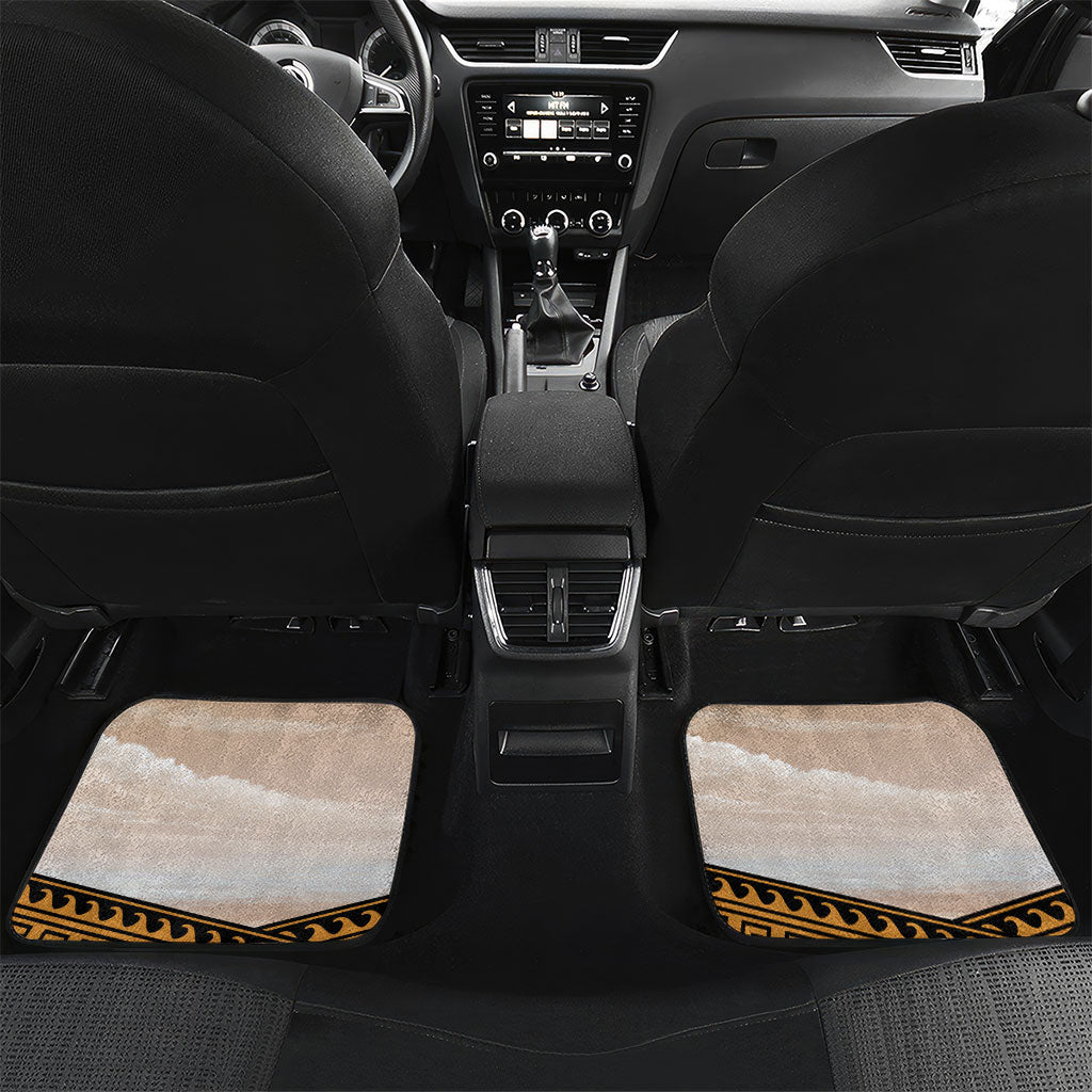 Greek Mythology Chaos Car Mats Ancient Temple Ruins Classical Art Greek Key Pattern
