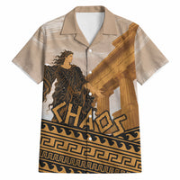 Greek Mythology Chaos Hawaiian Shirt Ancient Temple Ruins Classical Art Greek Key Pattern