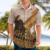 Greek Mythology Chaos Hawaiian Shirt Ancient Temple Ruins Classical Art Greek Key Pattern