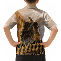 Greek Mythology Chaos Hawaiian Shirt Ancient Temple Ruins Classical Art Greek Key Pattern