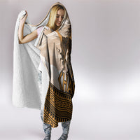 Greek Mythology Chaos Hooded Blanket Ancient Temple Ruins Classical Art Greek Key Pattern