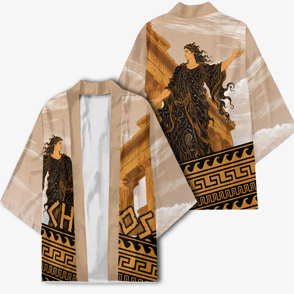 Greek Mythology Chaos Kimono Ancient Temple Ruins Classical Art Greek Key Pattern