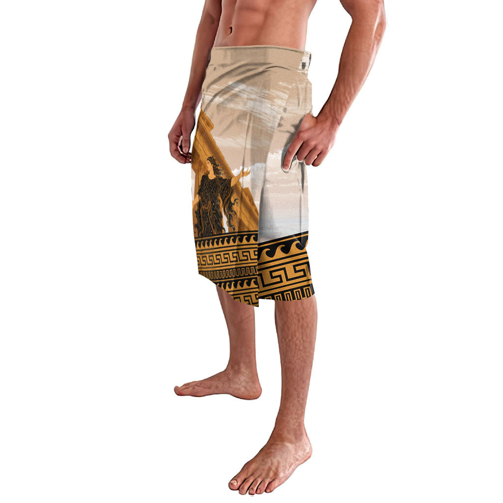 Greek Mythology Chaos Lavalava Ancient Temple Ruins Classical Art Greek Key Pattern