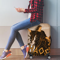 Greek Mythology Chaos Luggage Cover Ancient Temple Ruins Classical Art Greek Key Pattern