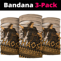 Greek Mythology Chaos Neck Gaiter Ancient Temple Ruins Classical Art Greek Key Pattern