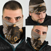 Greek Mythology Chaos Neck Gaiter Ancient Temple Ruins Classical Art Greek Key Pattern