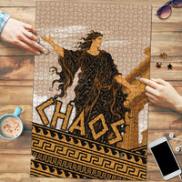 Greek Mythology Chaos Puzzle Ancient Temple Ruins Classical Art Greek Key Pattern