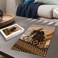 Greek Mythology Chaos Puzzle Ancient Temple Ruins Classical Art Greek Key Pattern