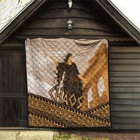 Greek Mythology Chaos Quilt Ancient Temple Ruins Classical Art Greek Key Pattern