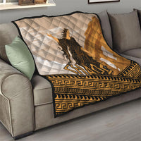Greek Mythology Chaos Quilt Ancient Temple Ruins Classical Art Greek Key Pattern