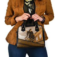 Greek Mythology Chaos Shoulder Handbag Ancient Temple Ruins Classical Art Greek Key Pattern